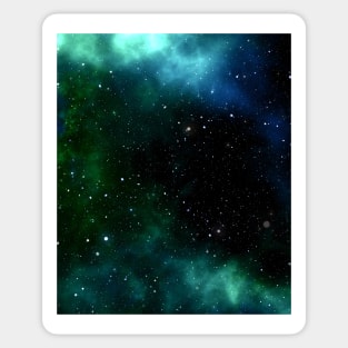 Blue Nebula Sticker